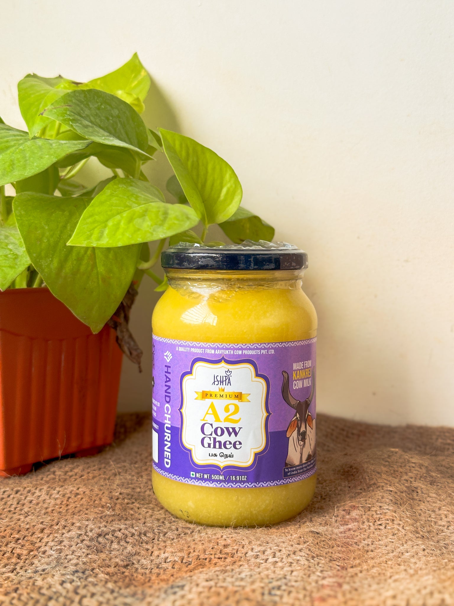 Premium A2 Kankrej cow Ghee Single Breed | Handchurned